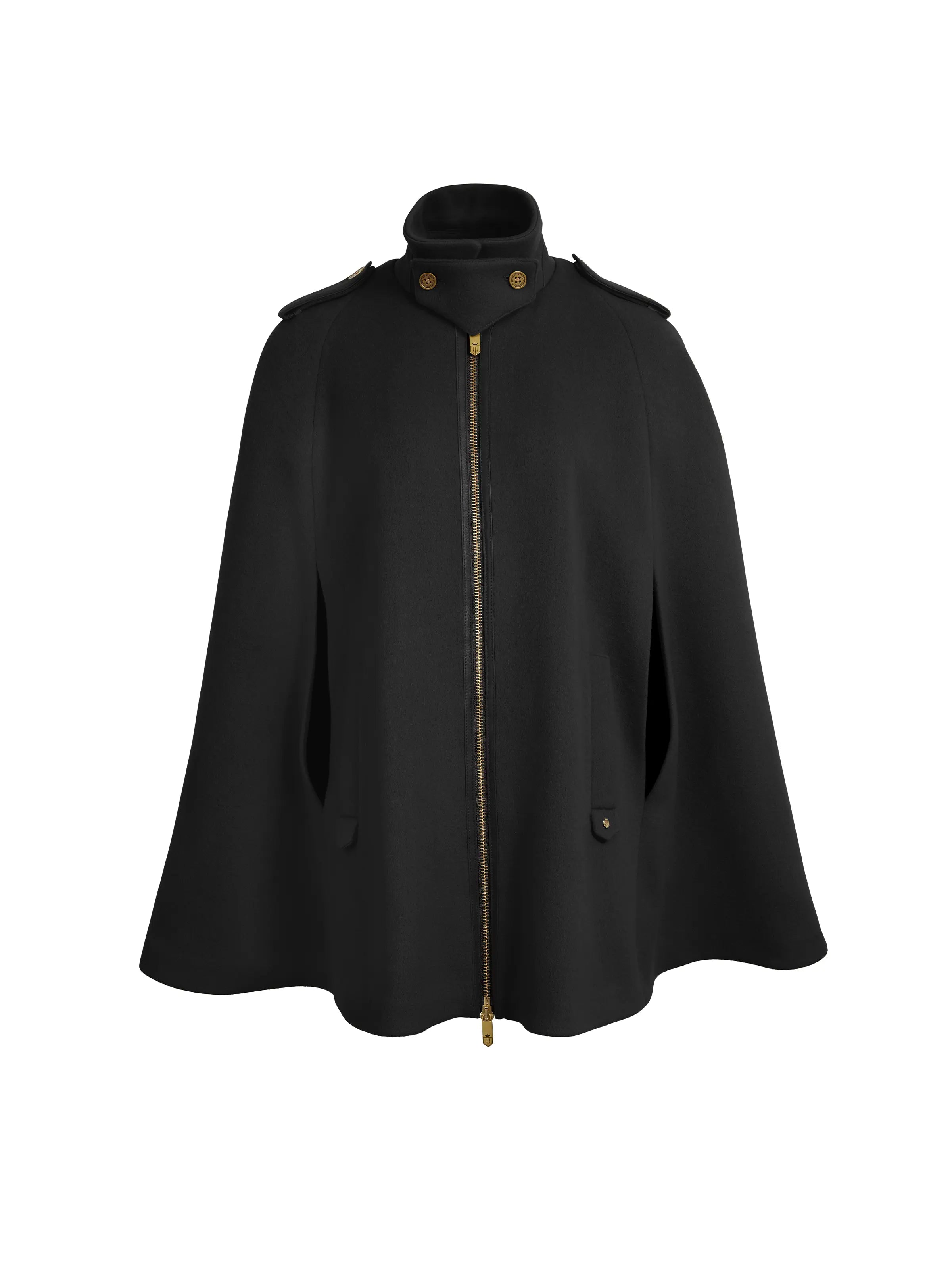 Black cloak coat hotsell