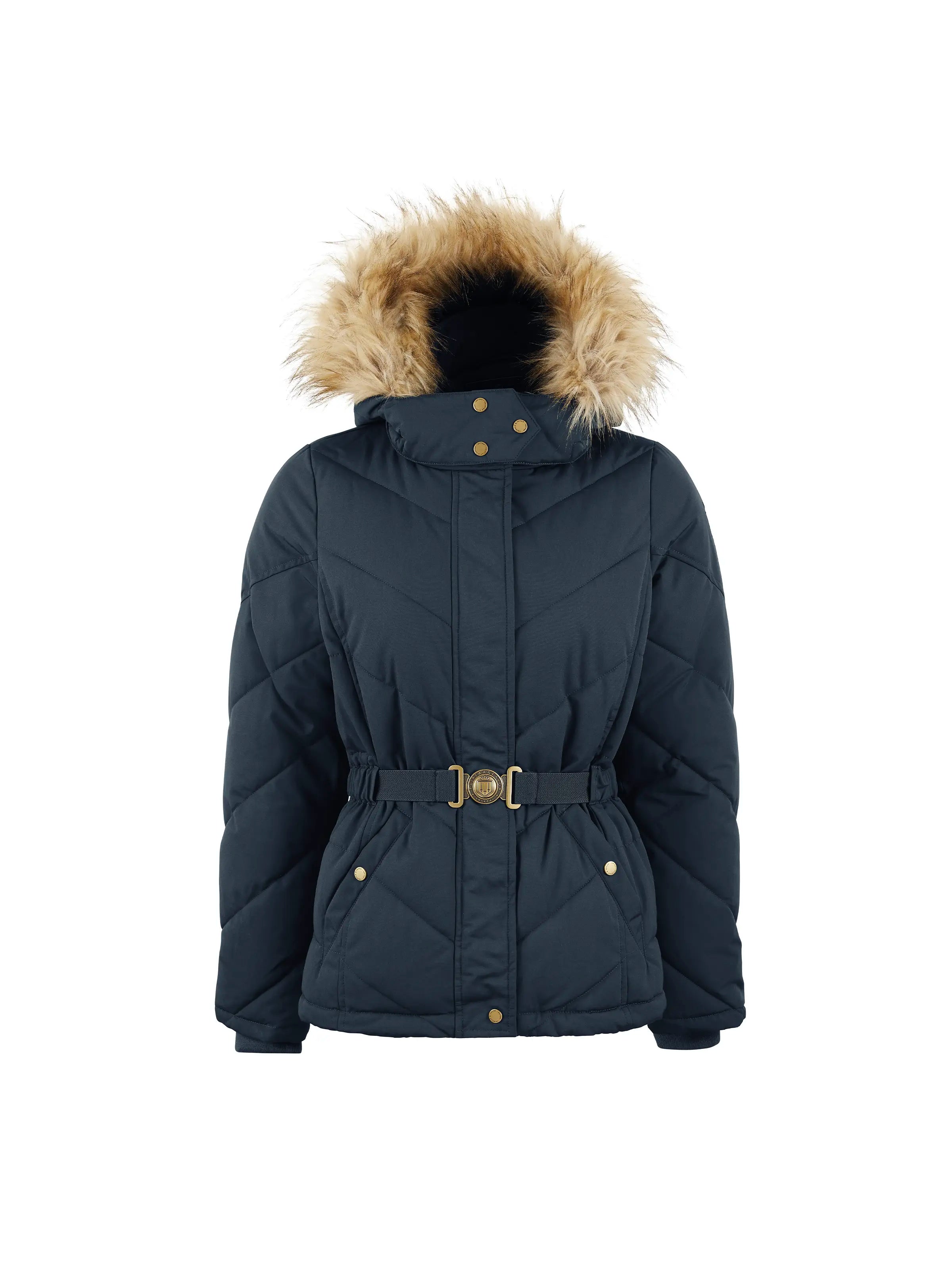 Charlotte Jacket - Women's Padded Jacket in Navy | Fairfax & Favor