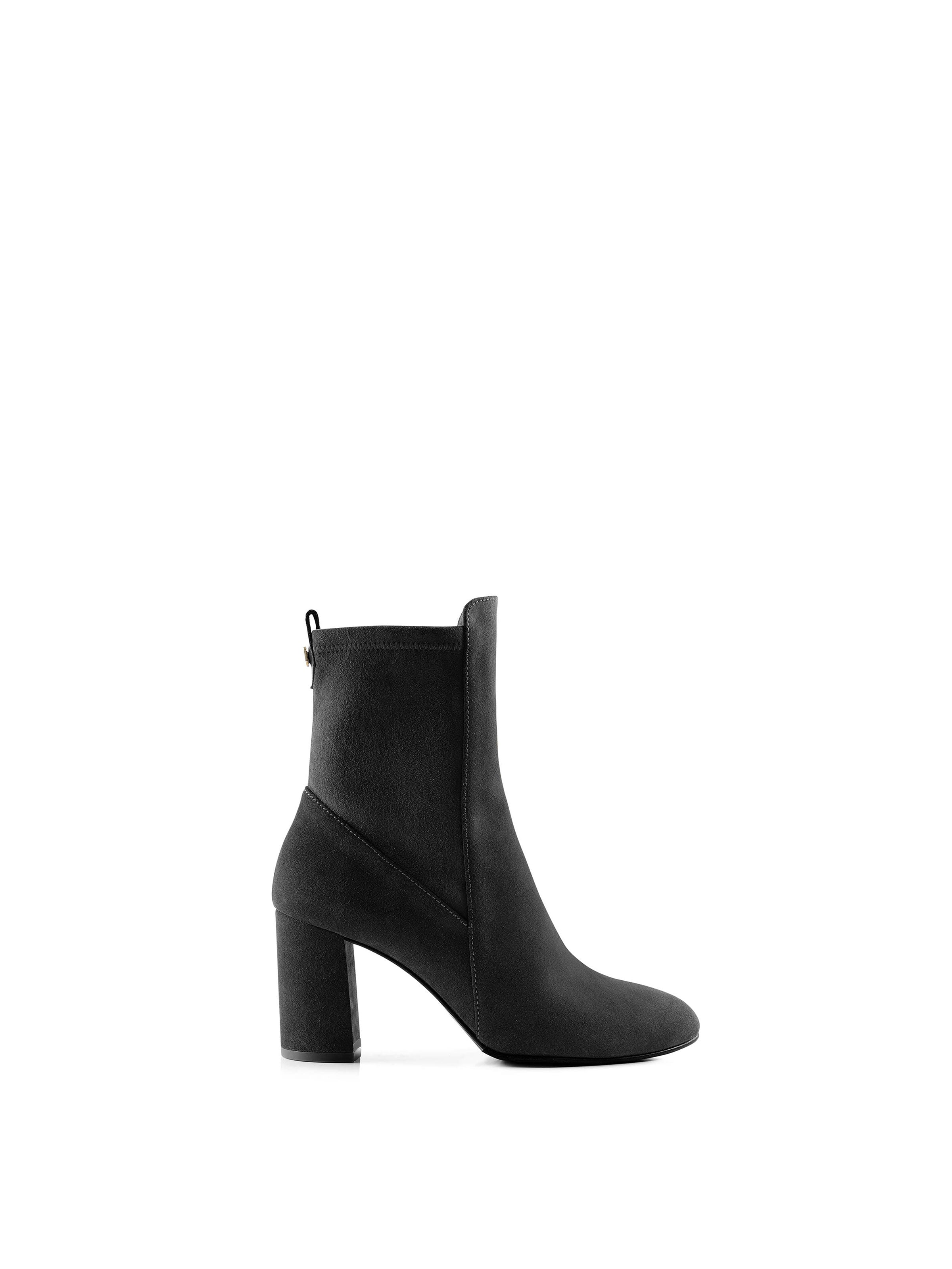 Heeled Belgravia Ankle Black Suede