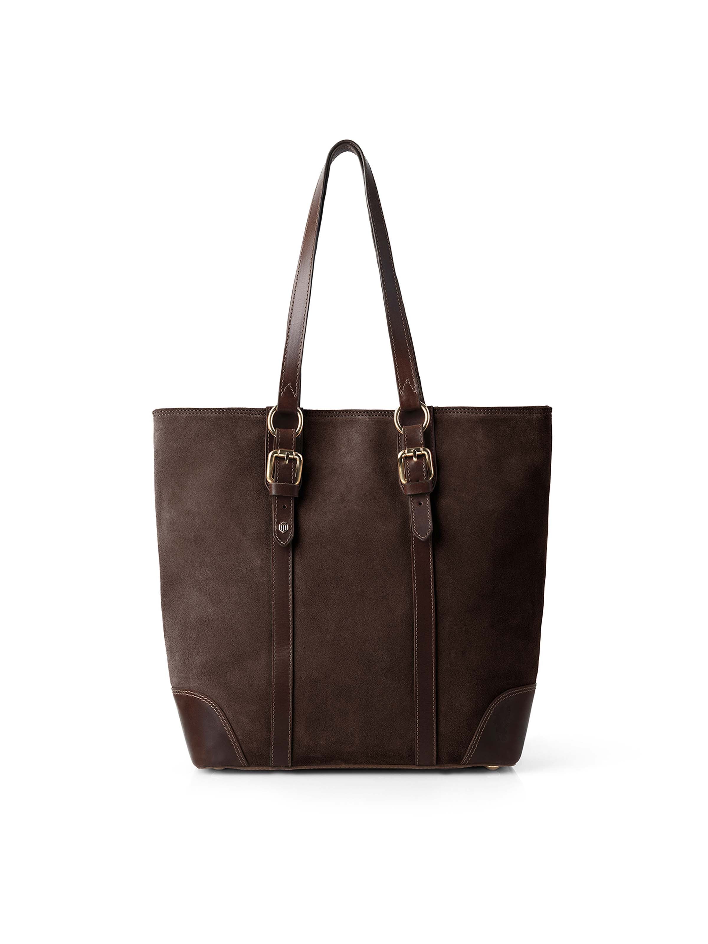 Gatcombe - Women's Tote - Chocolate Suede 