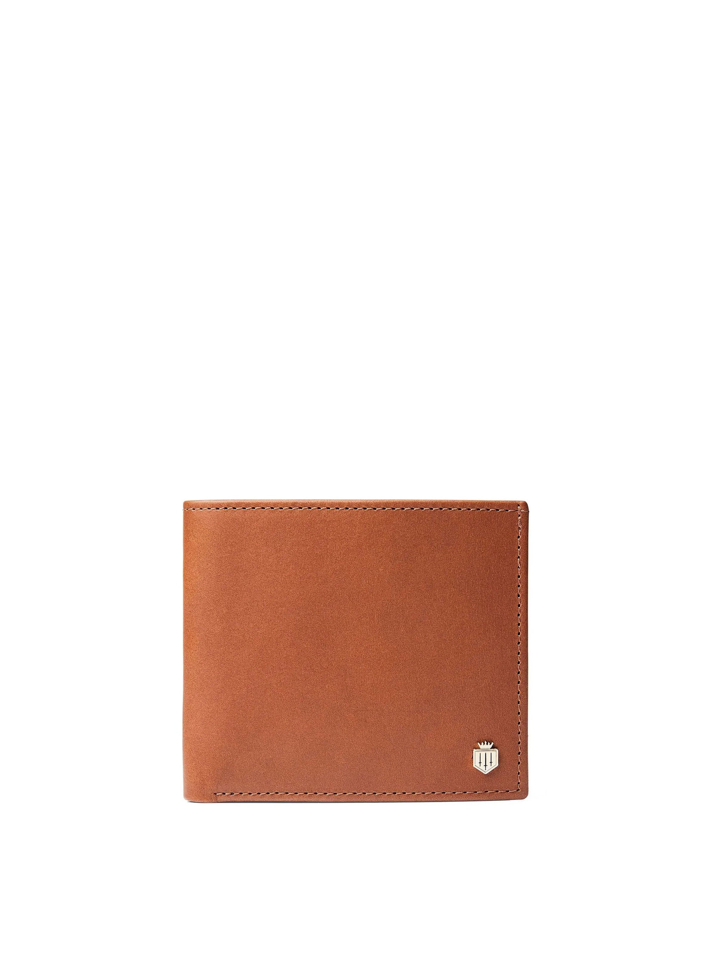 Navy Embossed Trifold Wallet