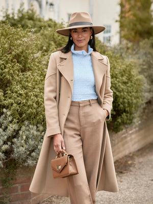 Hicks & Brown Halesworth - Wool Fedora Camel