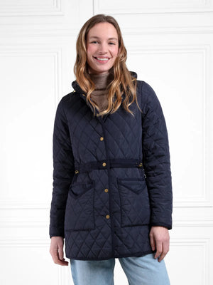 The Millie - Women's Quilted Jacket - Navy