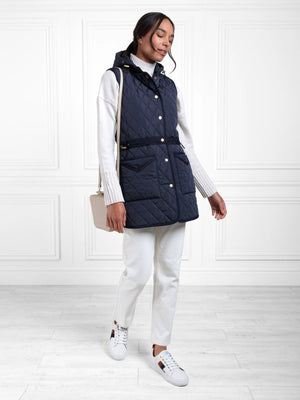 The Millie - Women's Quilted Gilet - Navy