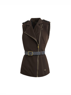 The Primrose Gilet - Chocolate