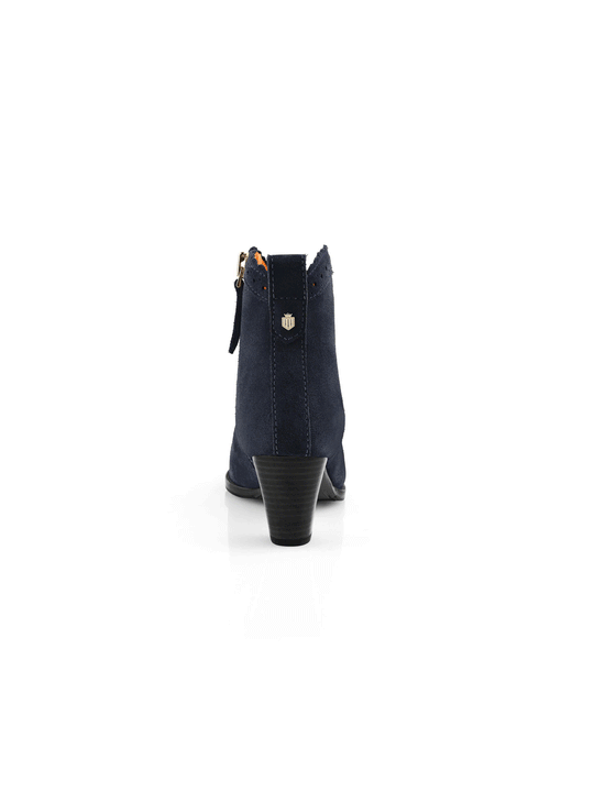 The Regina Ankle Boot - Navy