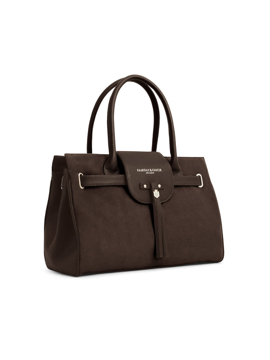 The Windsor Handbag - Chocolate