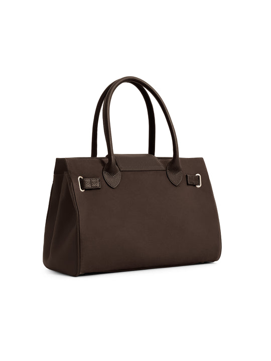 The Windsor Handbag - Chocolate