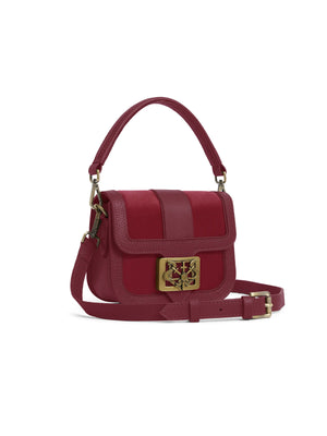 Clarence Handbag - Ruby Suede