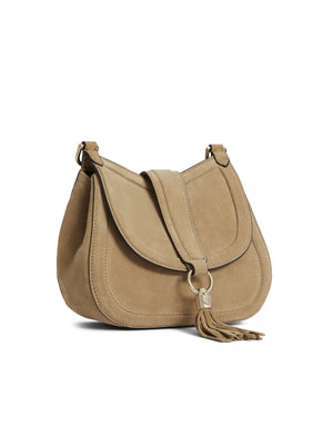 Langham Messenger Bag - Caramel Suede