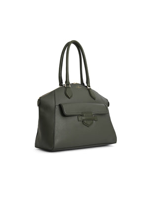 Massingham Handbag - Moss Green Leather