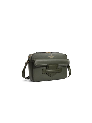 Massingham Cross Body Bag - Moss Green Leather