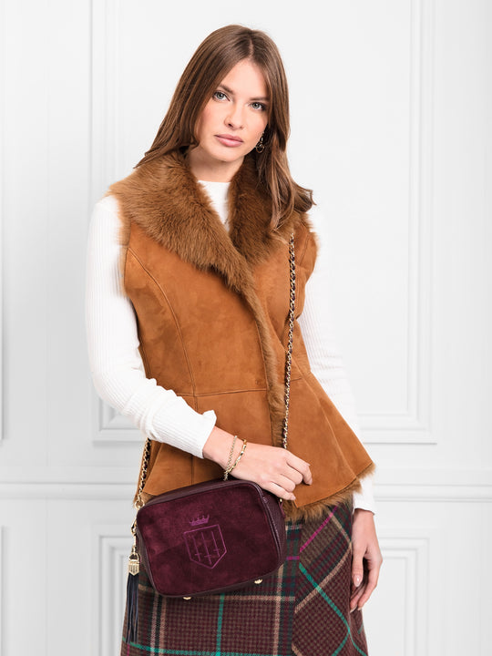 The Elizabeth Gilet - Tan