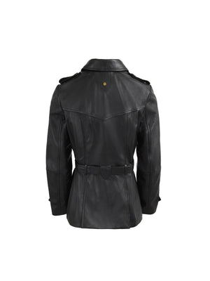 Frances Jacket - Black Leather