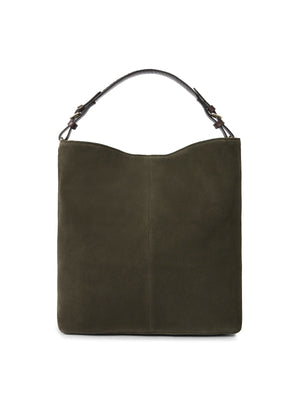 The Tetbury - Women's Handbag - Moss Green Suede