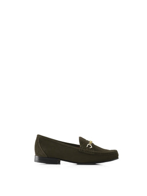 The Apsley - Women's Loafers - Moss Green Suede