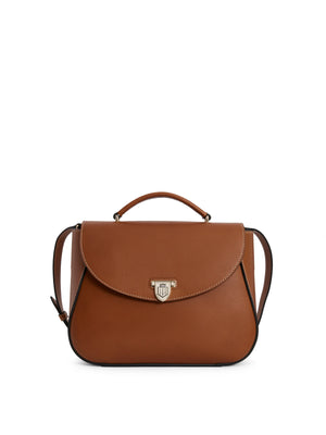 The Blenheim - Women's Crossbody Bag - Tan Leather