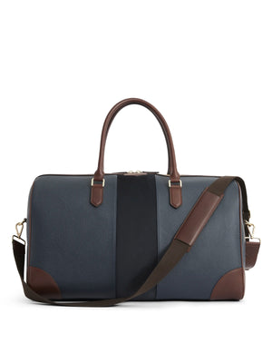 The Britannia - Unisex Large Holdall - Navy Scotchgrain