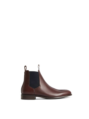 The Chelsea - Men's Ankle Boots - Mahogany Leather