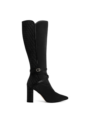 Knee High Chiswick - Black Suede