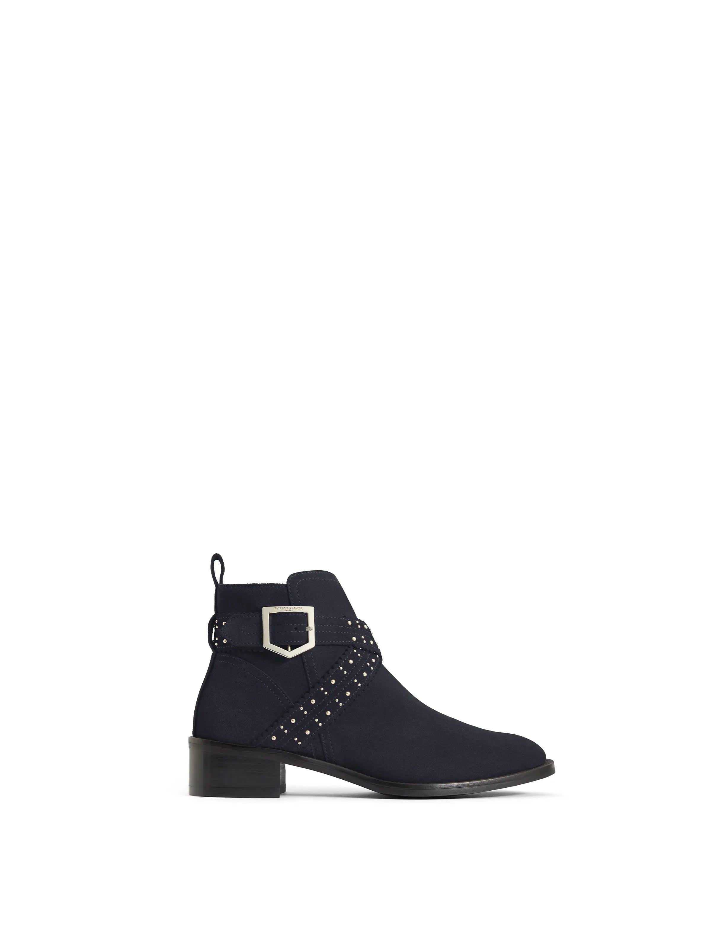 Frimley - Women's Boots - Navy Suede | Fairfax and Favor – Fairfax & Favor