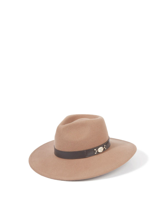 The Halesworth - Women's Fedora - Camel Wool