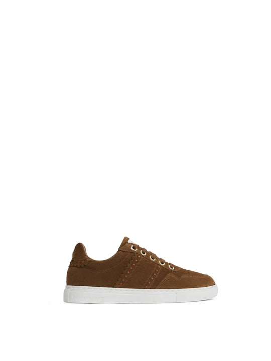 The Kendal - Women's Trainers - Tan Suede