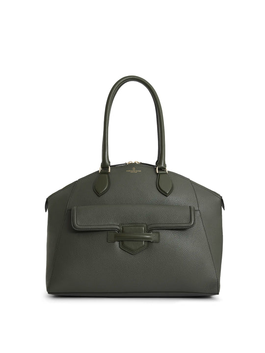 The Massingham - Women's Handbag - Moss Green Leather