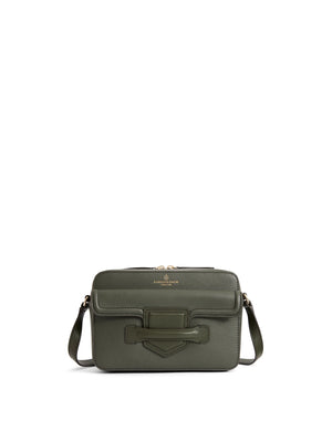 The Massingham - Women's Crossbody Bag - Moss Green Leather