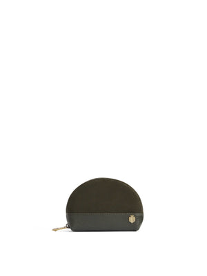 The Chiltern - Women's Coin Purse - Moss Green Suede