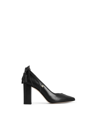 The Newbury - Women's Heeled Shoes - Black Leather