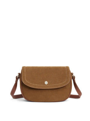 The Ohio - Women's Handbag - Tan Suede