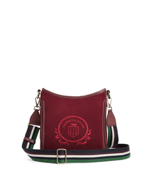 The Richmond - Women's Messenger Bag - Ruby Suede