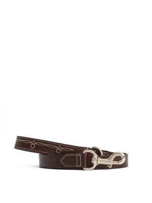 Rockingham Signature Dog Lead - Tan Leather