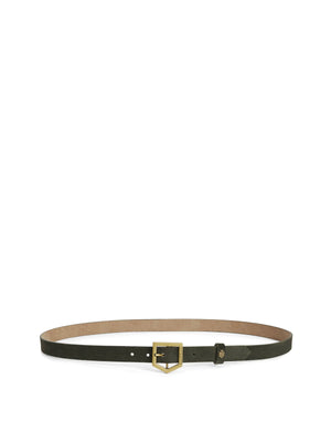 The Sennowe - Women's Belt - Moss Green Suede