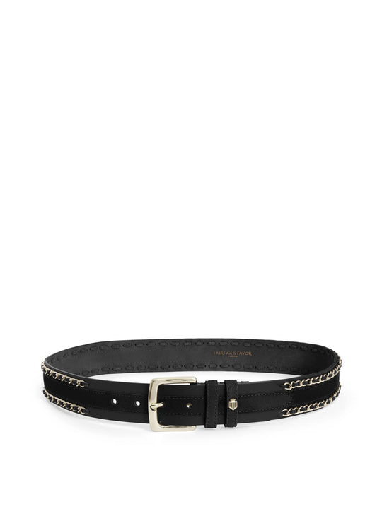 The Shoreditch - Women's Belt - Black Suede