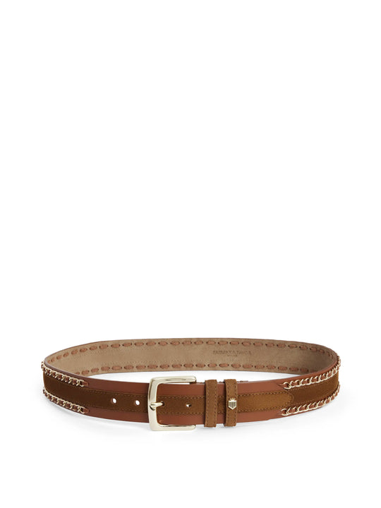 The Shoreditch - Women's Belt - Tan Suede