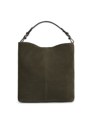 The Tetbury - Women's Handbag - Moss Green Suede