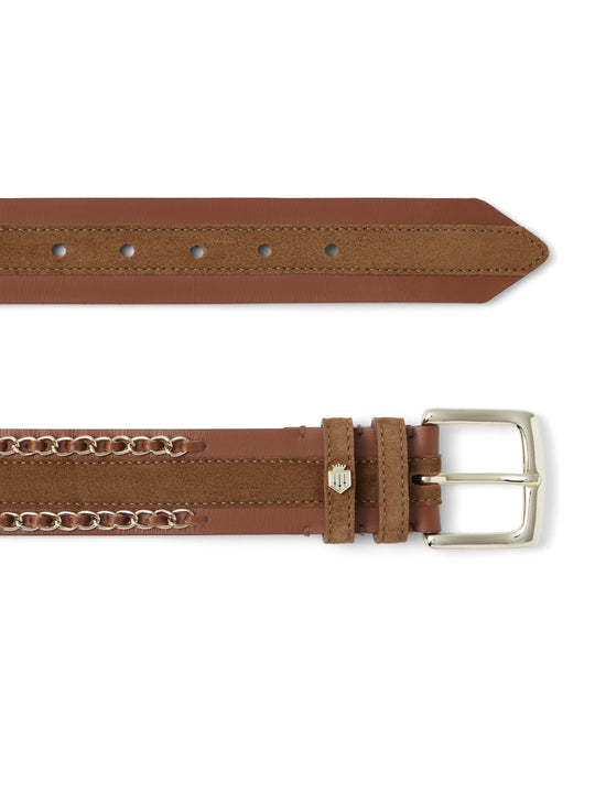 The Shoreditch - Women's Belt - Tan Suede