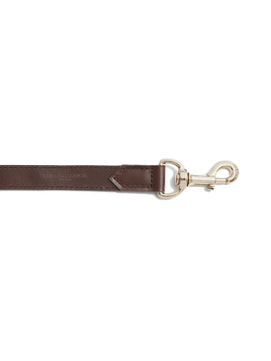 Fitzroy Slim Dog Lead - Mahogany Leather