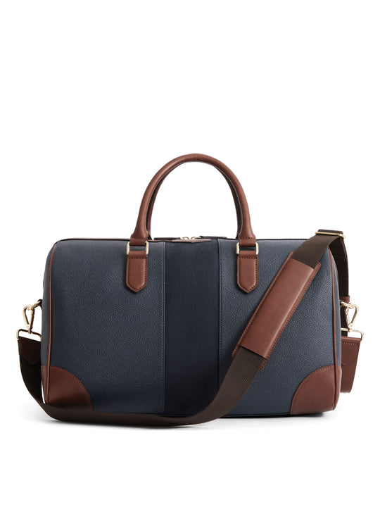 The Britannia - Unisex Holdall - Navy Scotchgrain