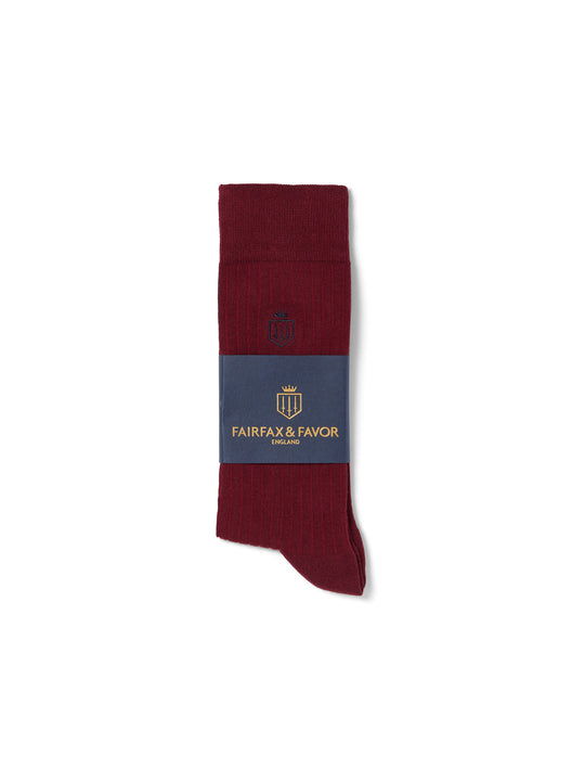 The Signature Men's Sock - Men's Socks - Burgundy