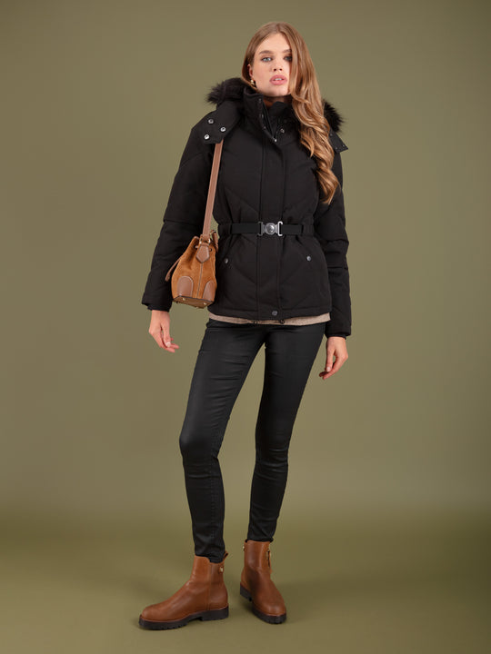 Charlotte Padded Jacket - Black