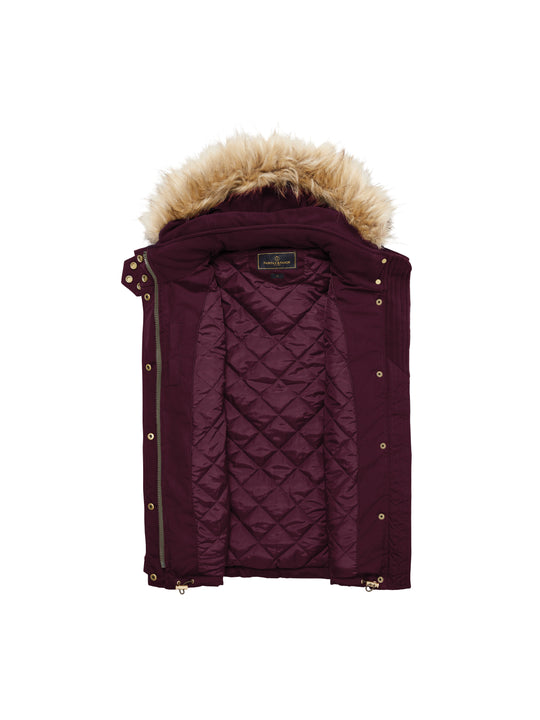 The Charlotte Gilet - Plum