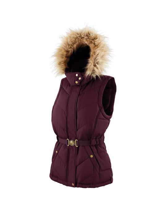 The Charlotte Gilet - Plum