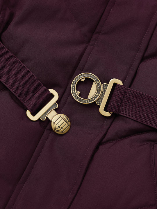 The Charlotte Gilet - Plum