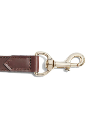 Fitzroy Wide Dog Lead - Tan Leather