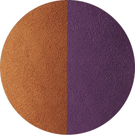 cognac & purple