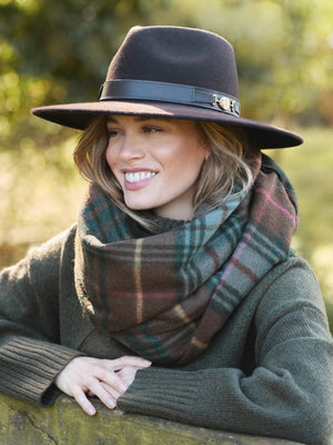 The Halesworth - Women's Fedora - Brown Wool