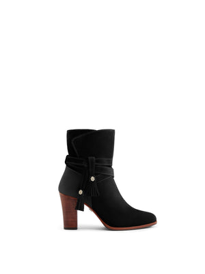 The Dorset - Women's Ankle Boots - Black Suede